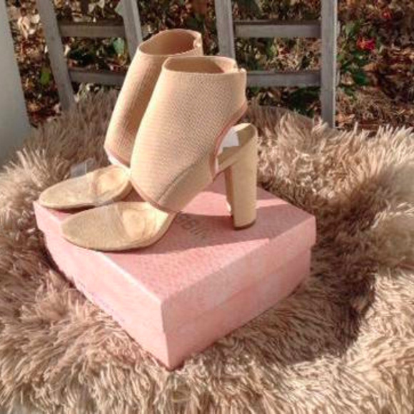 Cape Robbin Chic Nude Heel Sandal - Picture 2 of 5